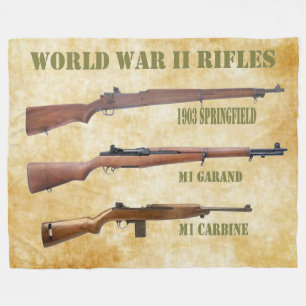 MANTA POLAR RIFLES DE LA SEGUNDA GUERRA MUNDIAL