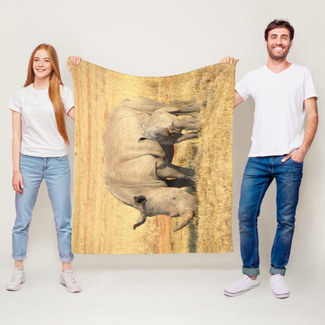 Manta Polar Rinocerontes cutáneos en áfrica (In situ)