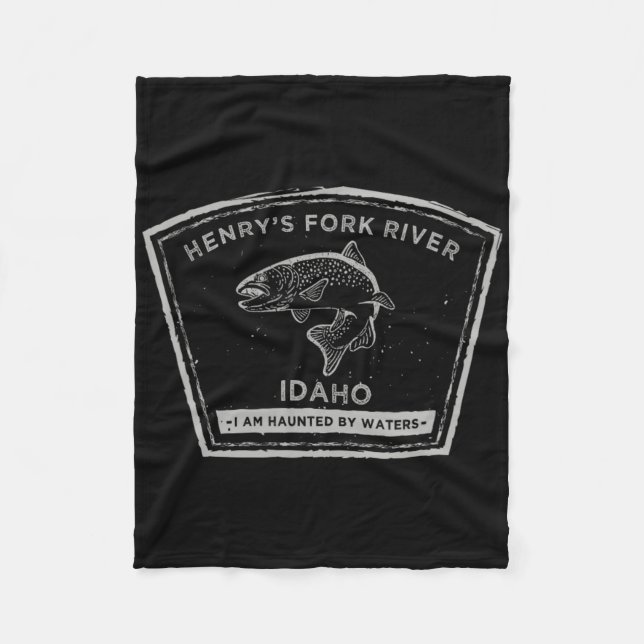 Manta Polar Río Henry's Fork Idaho Pesca con Mosca  (Anverso)
