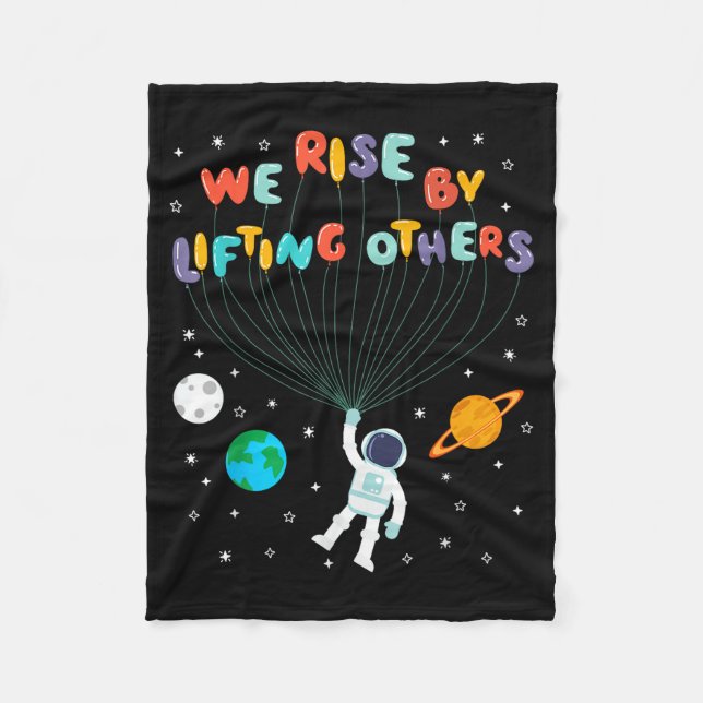 Manta Polar Rise Children Apparel Uni-kids Black Small We Rise (Anverso)