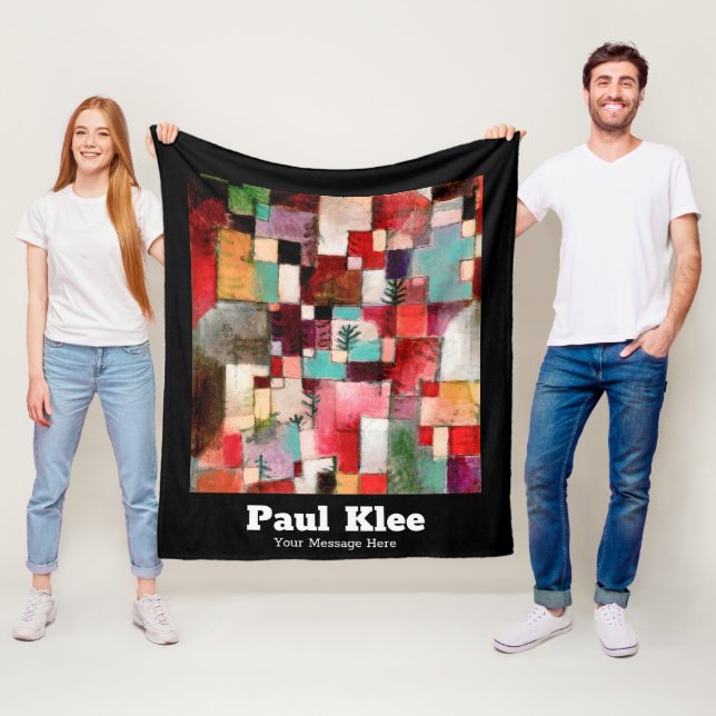 Manta Polar Ritmo amarillo violeta verde rojo personalizado Pa (In situ)