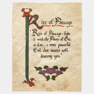 Manta Polar Rito del paso