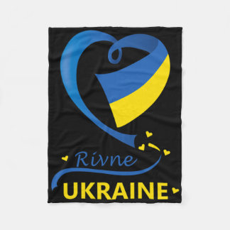 Manta Polar Rivne Ukraine National Flag Heart Emblem Crest