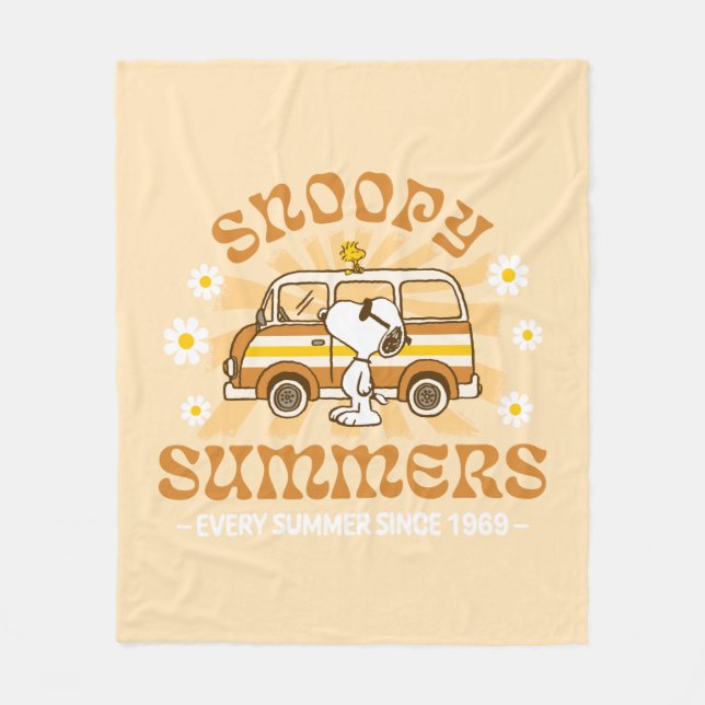 Manta Polar Road Trippin | Peanuts Snoopy Summers (Anverso)
