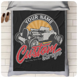 Manta Polar Roadster Personalizado retro de Hot Rod Garage per