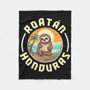 Manta Polar Roatan Honduras Vacaciones Perezoso Playa Verano H