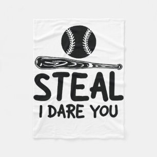 Manta Polar Roba me atrevo a ti - Funny Béisbol Softball Lover
