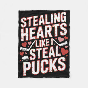 Manta Polar Robando Corazones Como Robo Discos Hockey Valentin