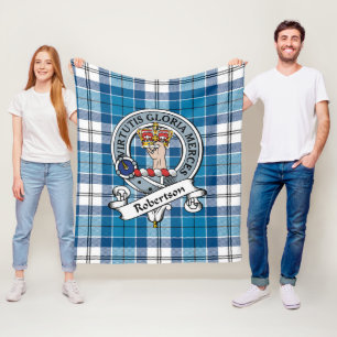 Manta Polar Robertson Clan Badge Tartan Plaid