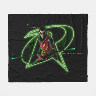 Manta Polar Robin de Caballeros Gotham con logo