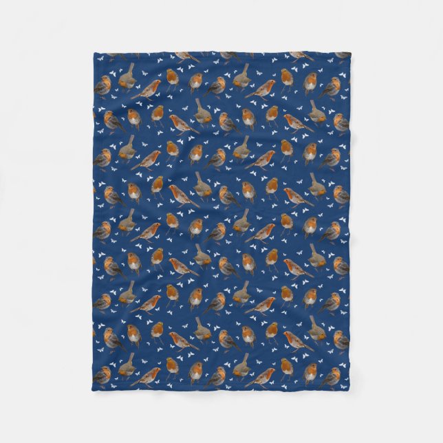 Manta Polar Robin Fiesta Fleece Blanket (Armada) (Anverso)
