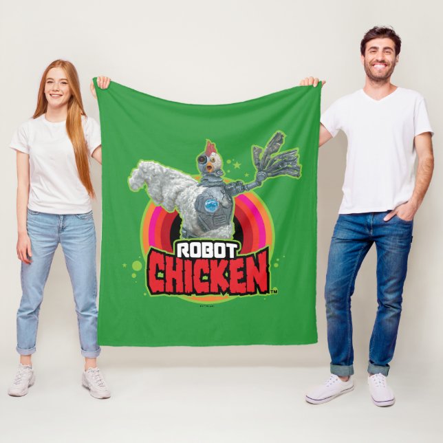 Manta Polar Robot Chicken Character Logo (In situ)