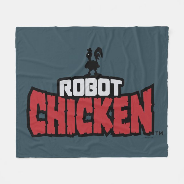 Manta Polar Robot Chicken Logo (Frente (Horizontal))