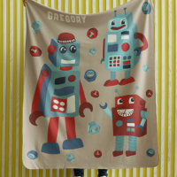Robots personalizados retro-ciencia ficción