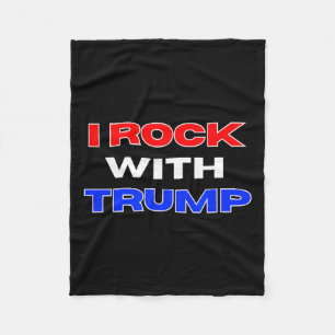 Manta Polar Rock con Trump
