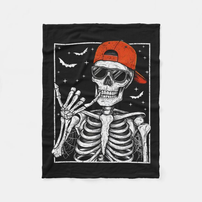 Manta Polar Rock Hand Halloween disfraz Guay Rock Rocker (Anverso)