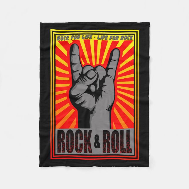 Manta Polar Rock & Roll (Anverso)