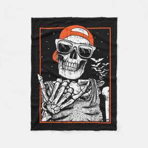 Manta Polar Rocker Halloween disfraz Guay Music Cap Skate