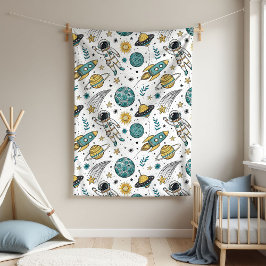 Manta Polar Rocket Adventure Blanket Space Gift for Newborn