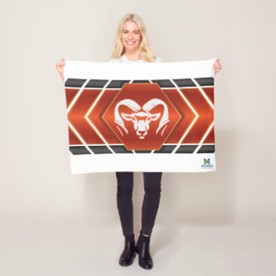 Manta Polar Rockford Rams #2 Fleece Blanket