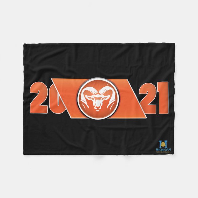 Manta Polar Rockford Rams #5 (Frente (Horizontal))