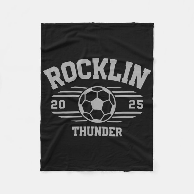 Manta Polar Rocklin Thunder Soccer Byll 2025 Hs  (Anverso)