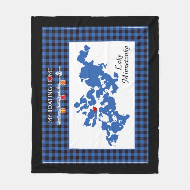 Manta Polar Rockvam Boat Yards Inc. - Lake Minnetonka Blanket (Anverso)
