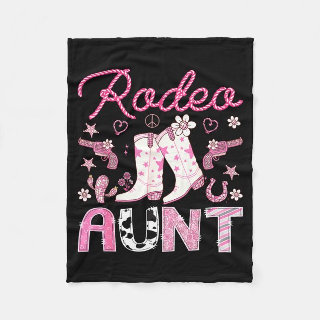 Manta Polar Rodeo Aunt Nk Cowgirl Western Coquette Birthday Gi (Anverso)