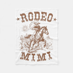 Manta Polar Rodeo de familia mimi occidental de vaqueros coinc