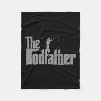 Manta Polar Rodfather Funny Fishing Lover Rod Fish Dad Fisher