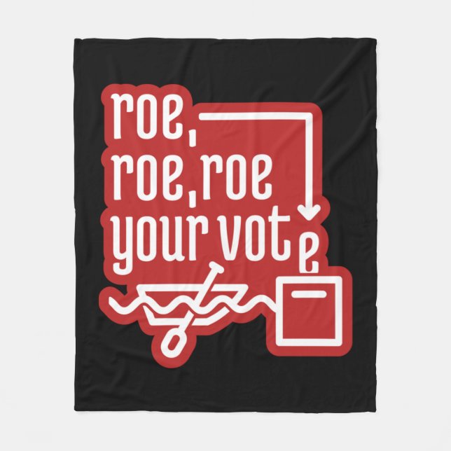 Manta Polar Roe Roe Roe Su Voto 4 (Anverso)
