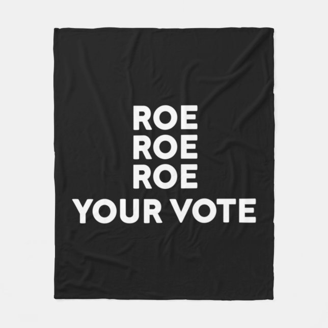Manta Polar Roe Roe Roe Su Voto 8 (Anverso)