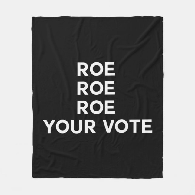 Manta Polar Roe Roe Roe Your Vote Pink (Anverso)