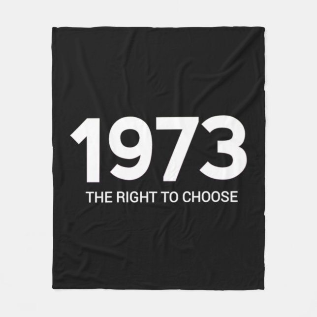 Manta Polar Roe vwadepro elección el derecho a elegir (Anverso)