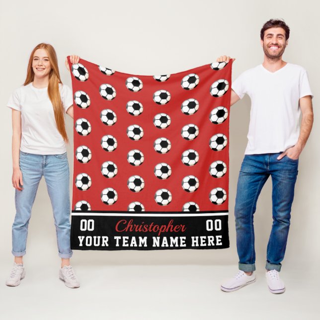 Manta Polar Roja | Nombre del equipo de fútbol de BW | Número  (In situ)