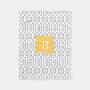 Manta Polar Rojo amarillo y gris   Fleece Blanket