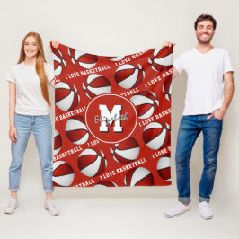 Manta Polar rojo blanco me encanta los colores del equipo de b