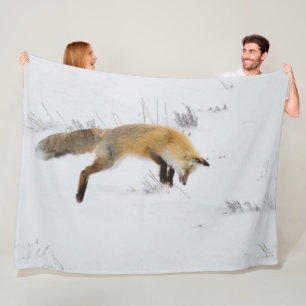 MANTA POLAR ROJO FOX HUNTING