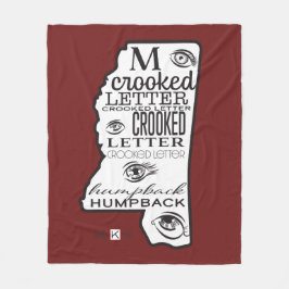 Manta Polar Rojo Mississippi
