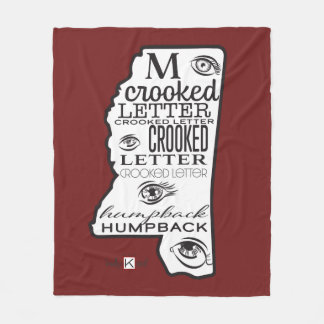 Manta Polar Rojo Mississippi