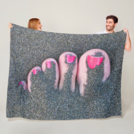 MANTA POLAR ROJO TOTES