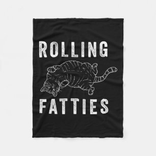 Manta Polar Rolling Fatties Chonk Cat Lover Gift Cat Mom Cat D