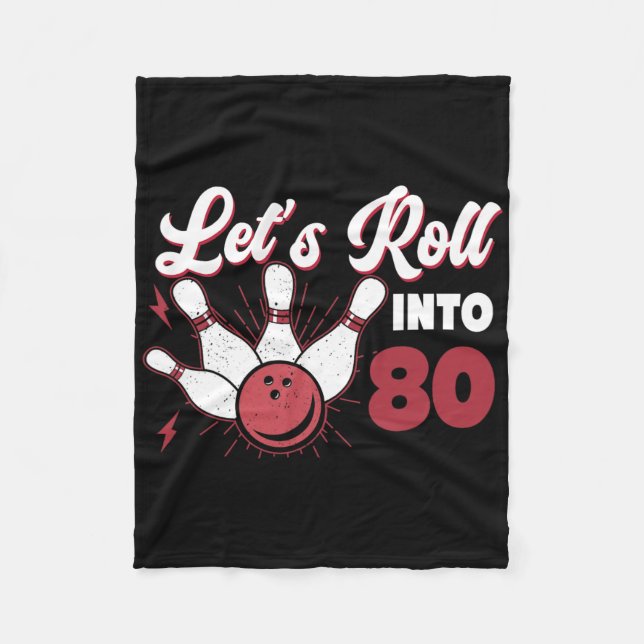 Manta Polar Rolling Into 80 Bowling 80th Birthday 1 (Anverso)