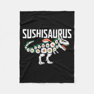 Manta Polar Rollo de Sushi Dinosaurio T-rex Comida Japonesa Di