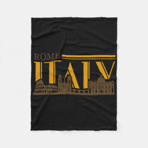 Manta Polar Roma Italia Vintage Retro Vacaciones Gif Italiano