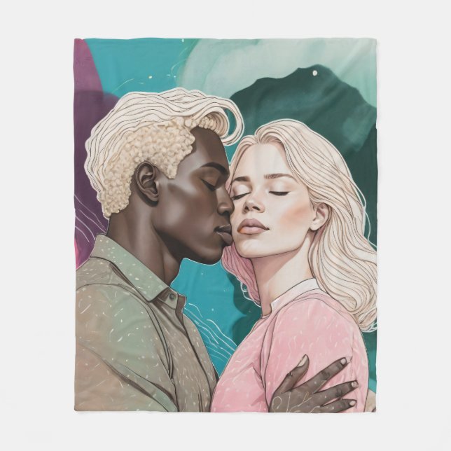 Manta Polar Romance cósmico (Anverso)