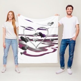 Manta Polar Romance futurista