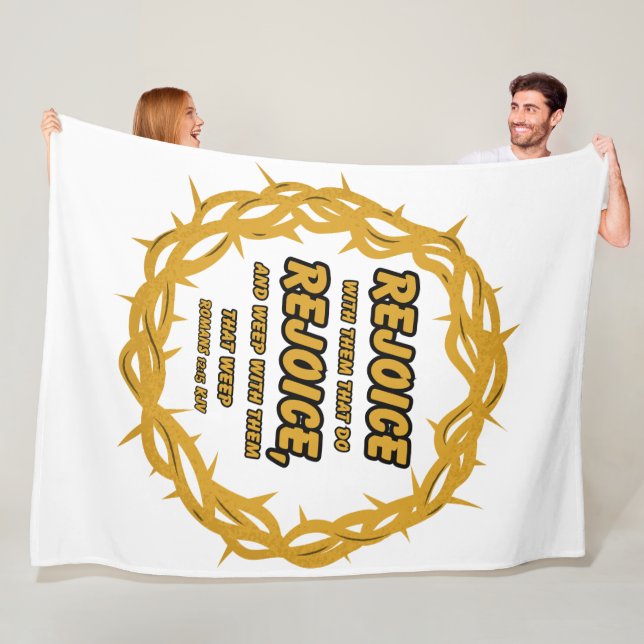 Manta Polar Romanos 12:15 KJV Biblia Scripture Verse (In situ)