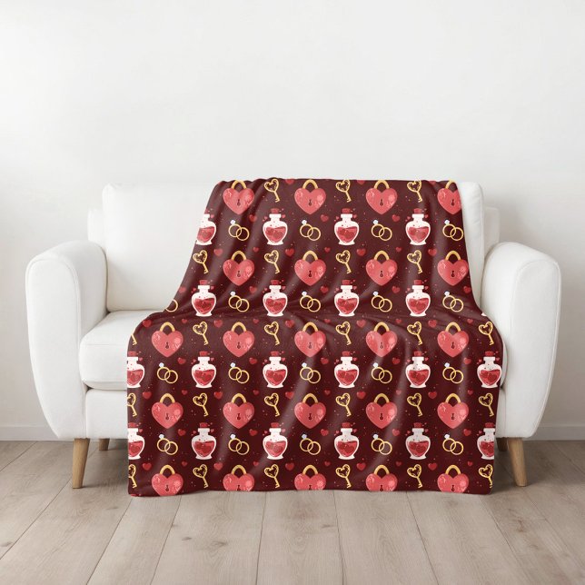 Manta Polar Romantic Valentine’s Day Fleece Blanket (Subido por el creador)