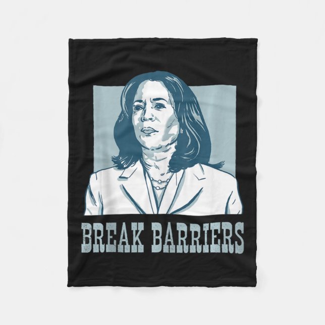 Manta Polar Romper Barreras Kamala Harris para las elecciones  (Anverso)